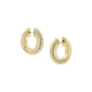 Lulu Textured Hoops